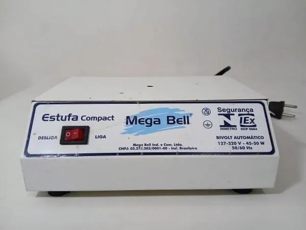 Estufa Compact Esterelizadora  Mega Bell - Medindo 21x15cm  127V