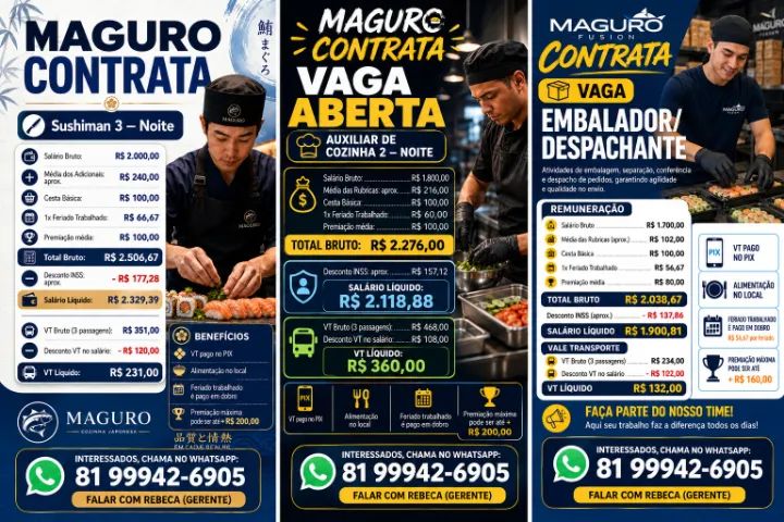 Vagas de emprego