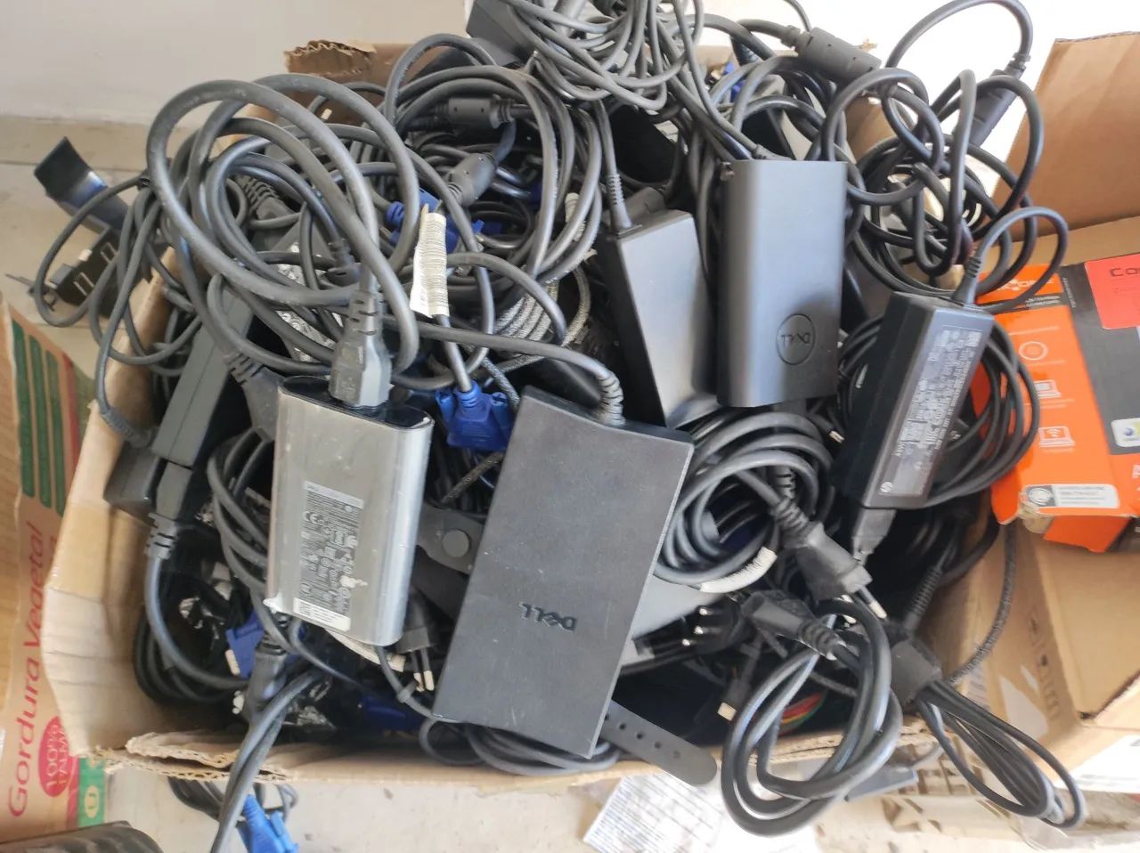 Lote de cabo VGA , webcam, fonte notebook  - Foto 4