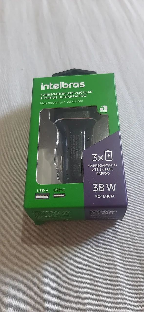 Carregador Veicular Intelbras