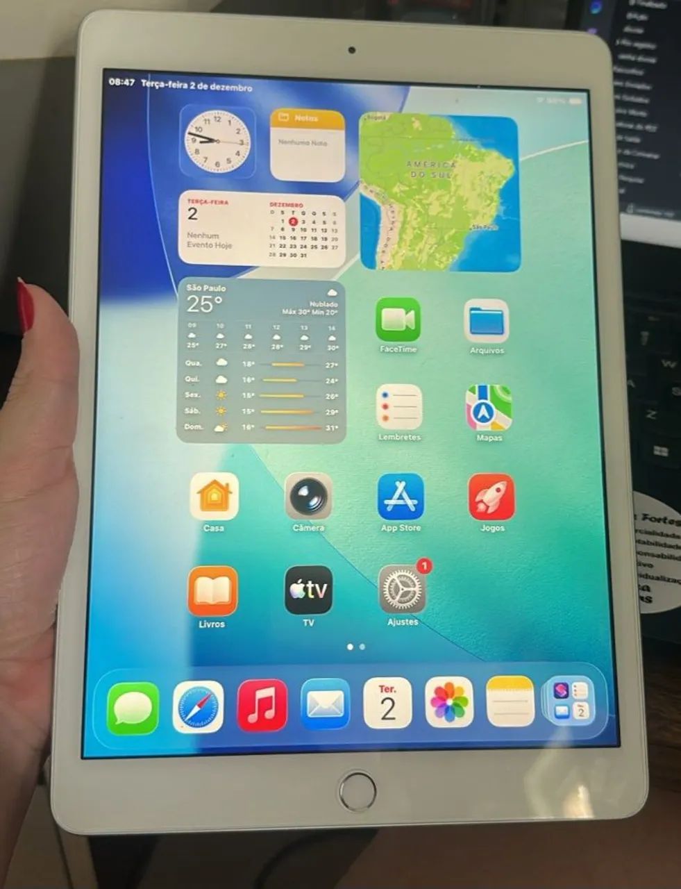 IPAD IOS 8ª geração pouco usado - Foto 2