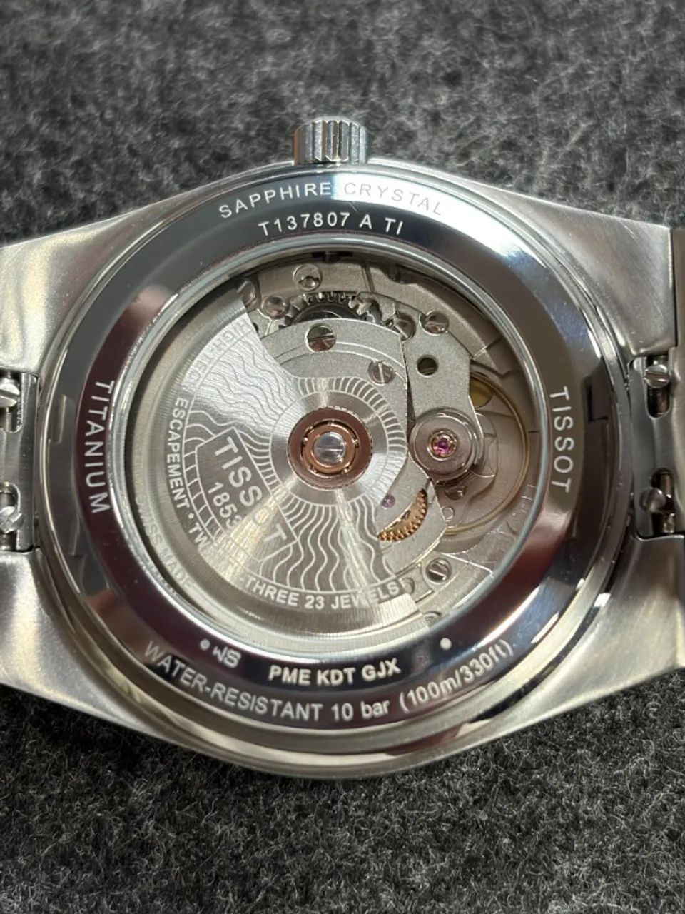 Relógio Tissot Prx 38mm Titânio - Foto 2