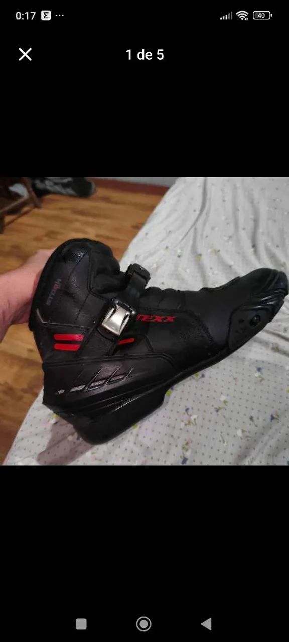 bota motociclismo