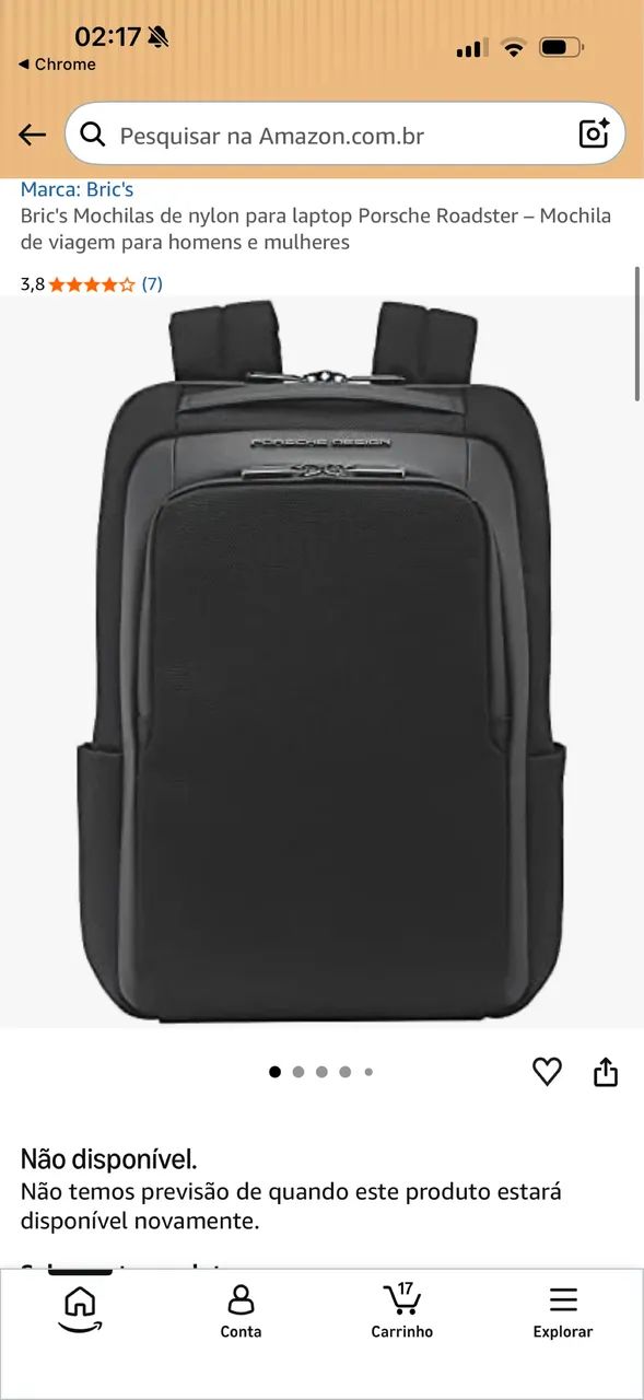 Mochila Porsche Design Roadster Nylon Backpack - Foto 2