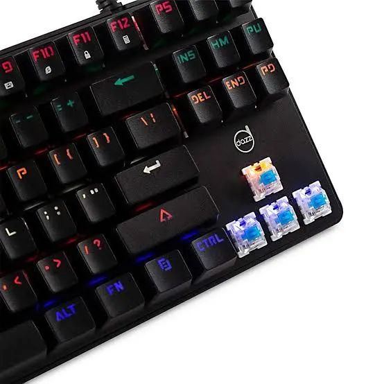 TECLADO DAZZ ECLIPSE SWITCH BLUE !