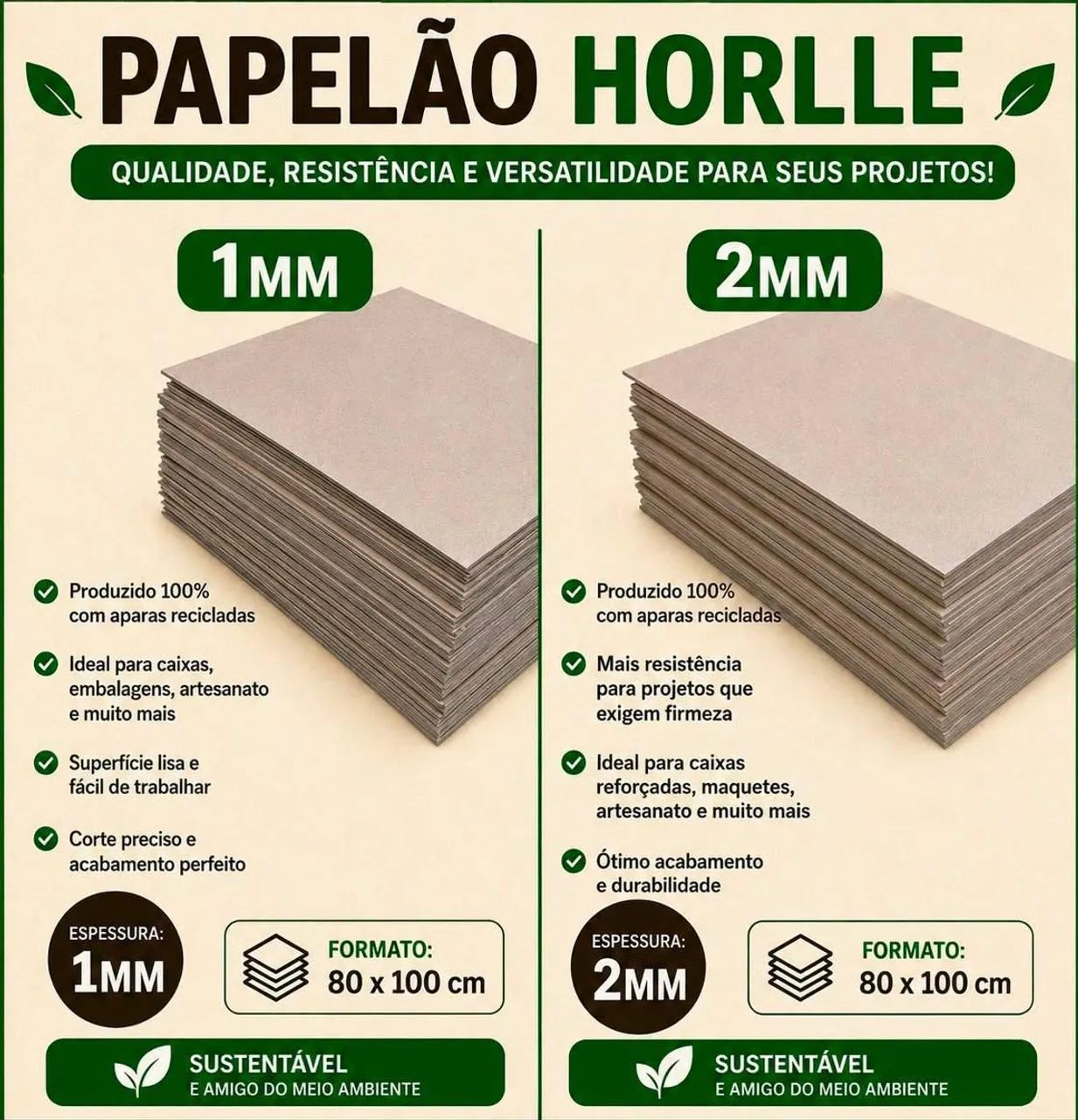 Papelão horlle 