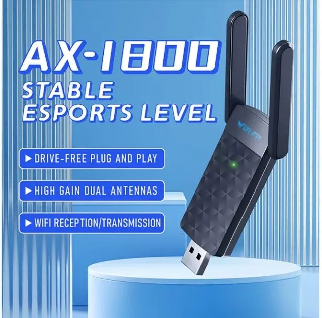 Adaptador USB WiFi 6 AX1800 