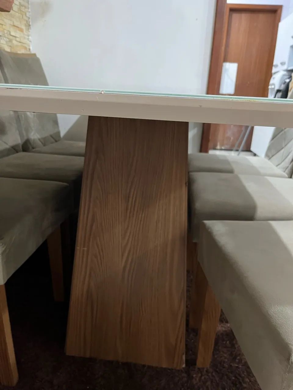 Vendo mesa de vidro - Foto 3