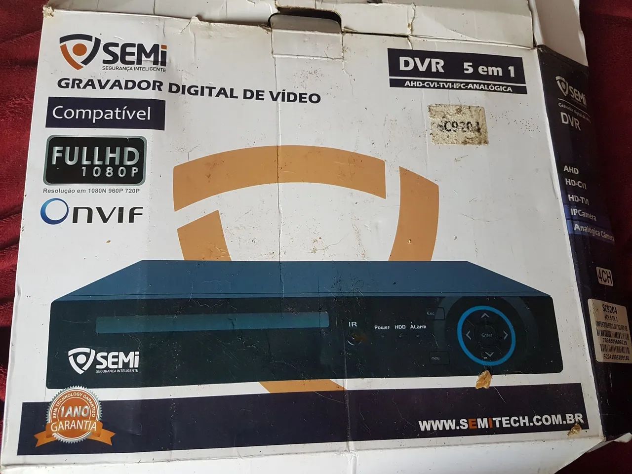 Gravador Digital de Vídeo (DVR) híbrido de 4  canais marca SEMI - Foto 2