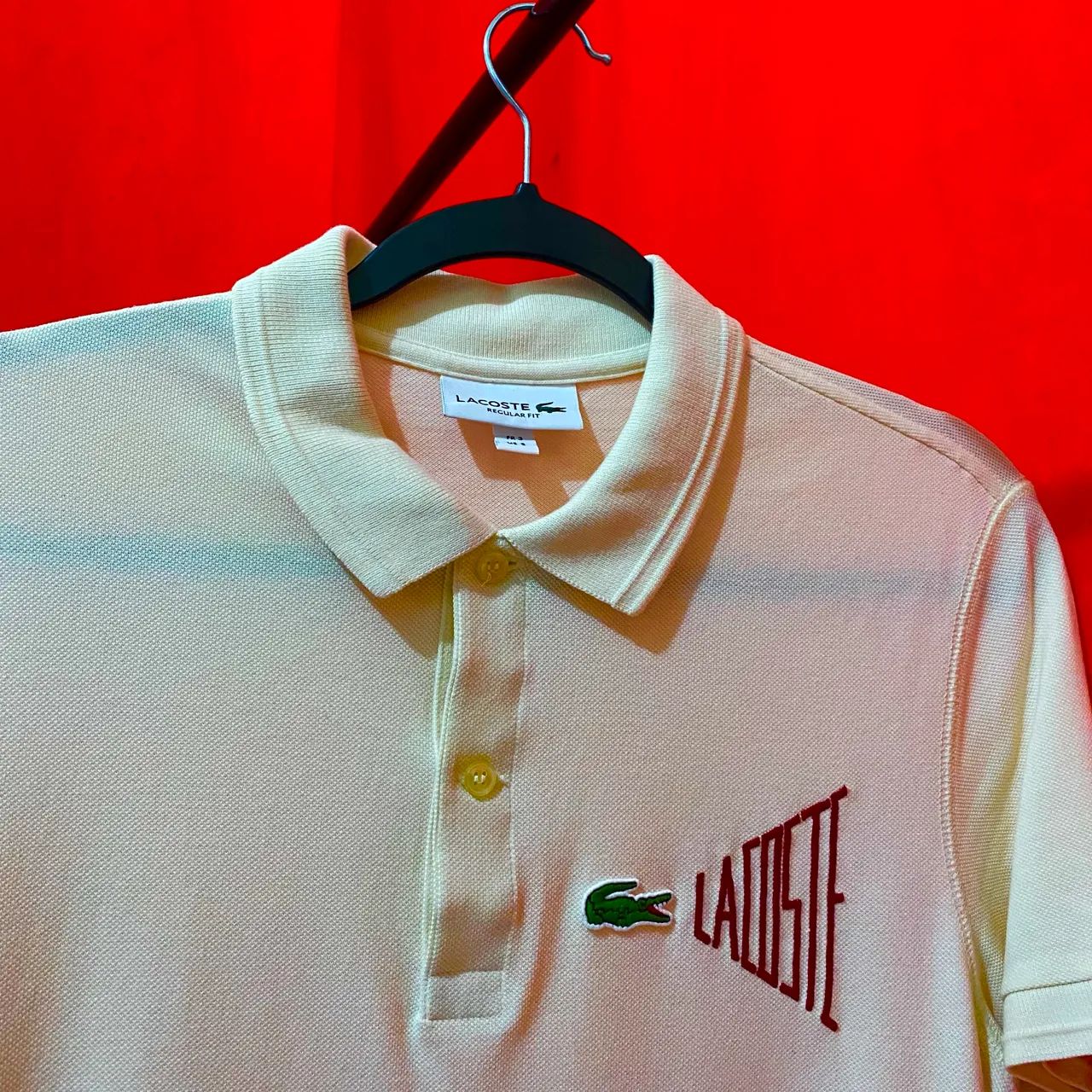 Camisa Polo Lacoste Bege ORIGINAL  - Foto 2