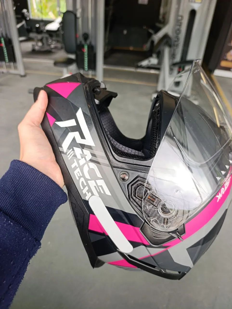 Capacete Race tech usado ? - Foto 4