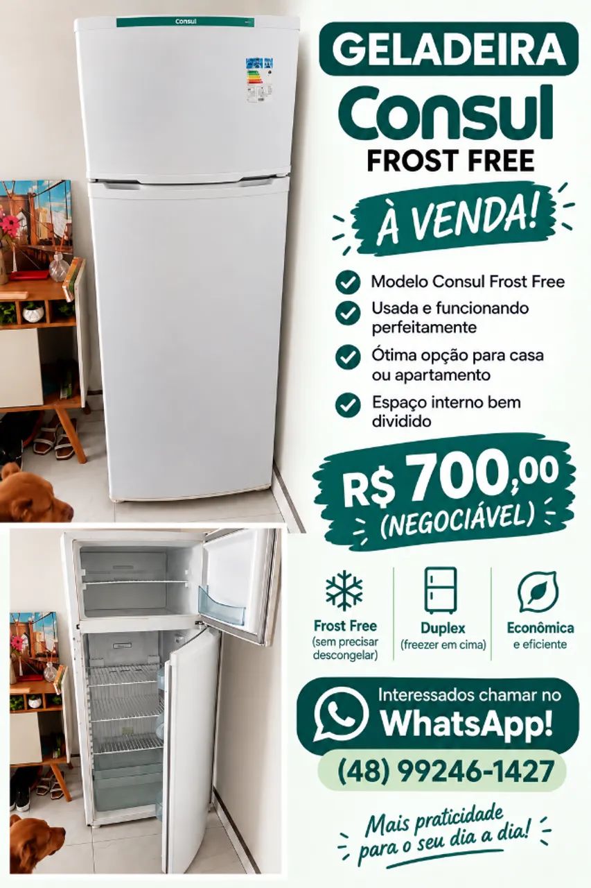 Geladeira usada