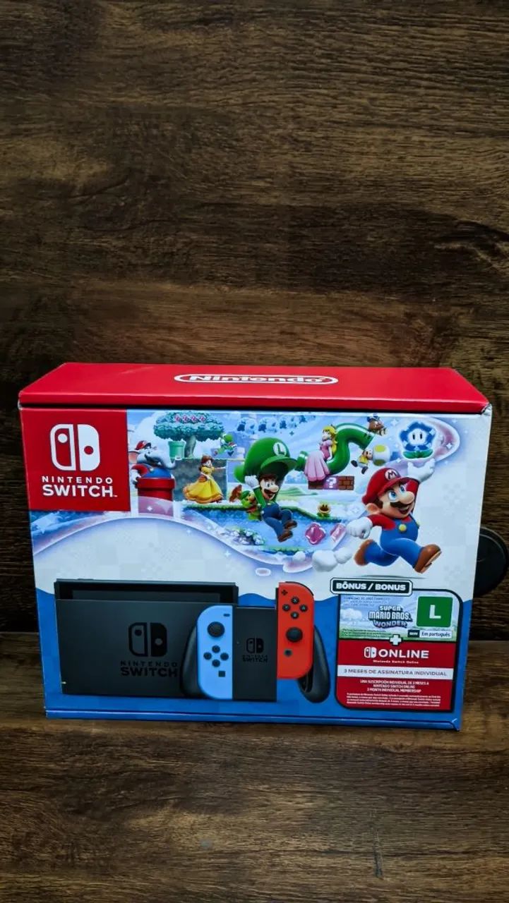 Nintendo Switch NOVO (1 MÊS)