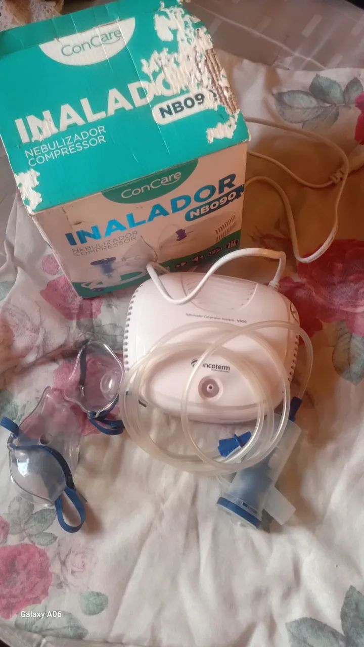 VENDO inalador semi novo  - Foto 5