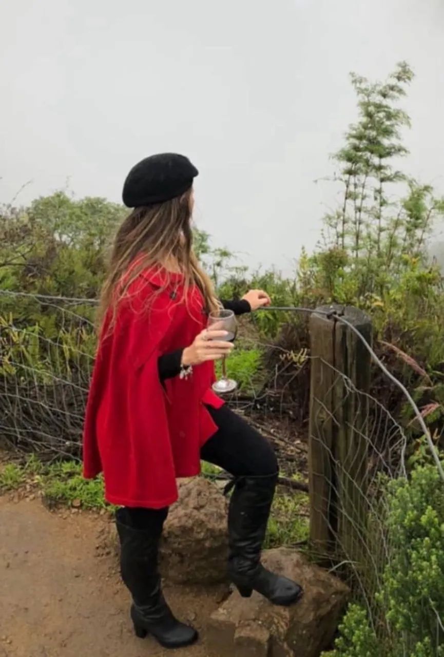 poncho vermelho  - Foto 4