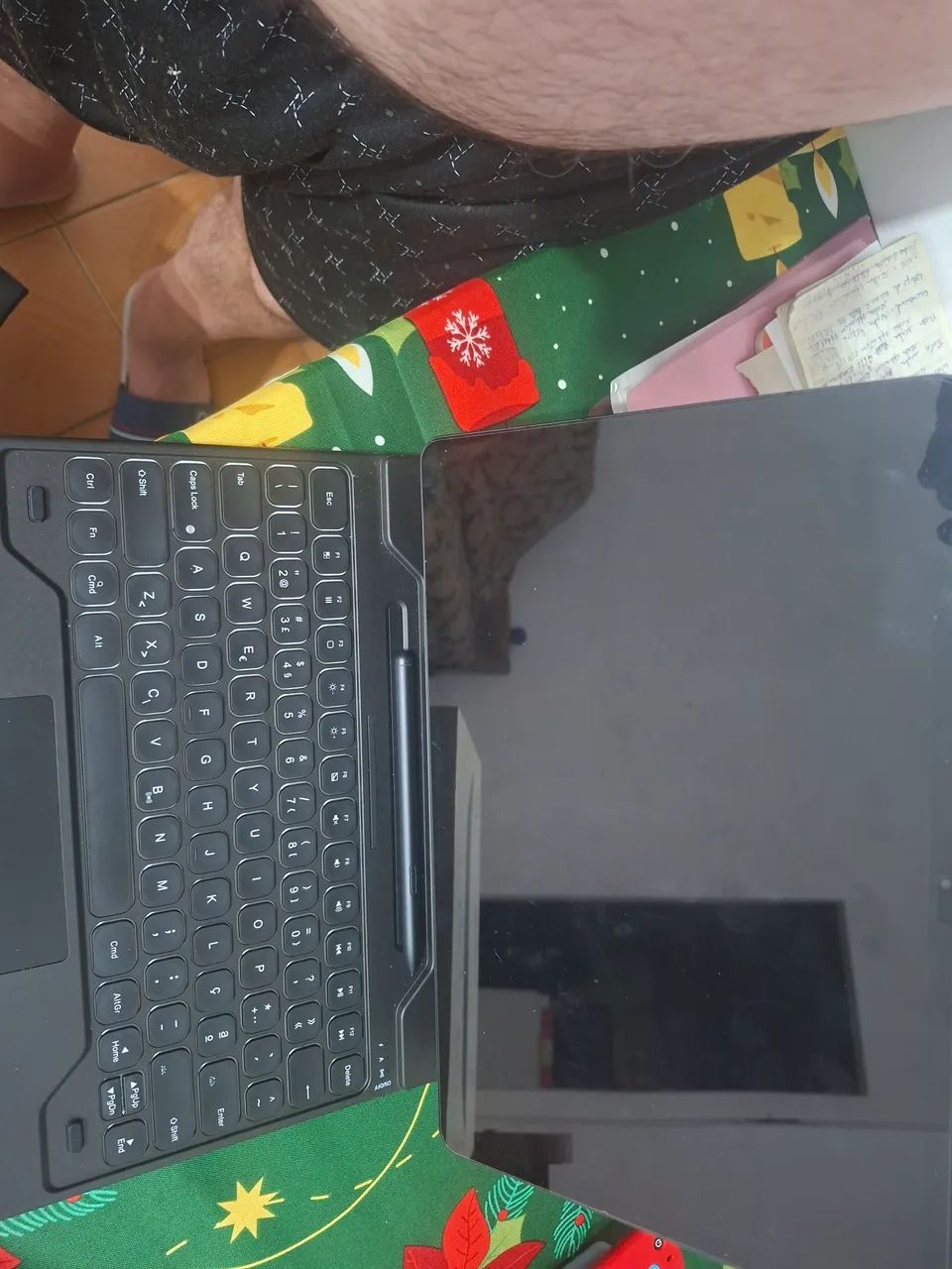 Samsung Galaxy tablet S7Plus + com capa com teclado  - Foto 2