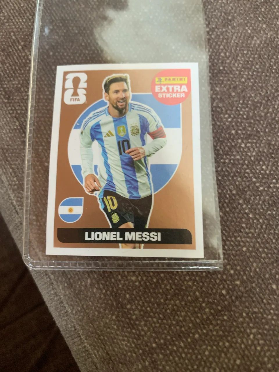 Extra Sticker Panini - Lionel Messi Qualidade Bronze