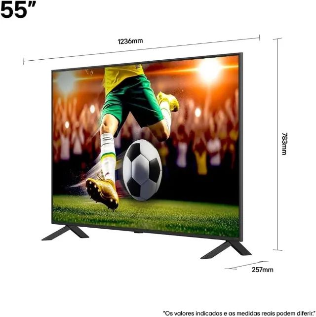 Smart TV LG 55' 4K QNED WebOS - Foto 4