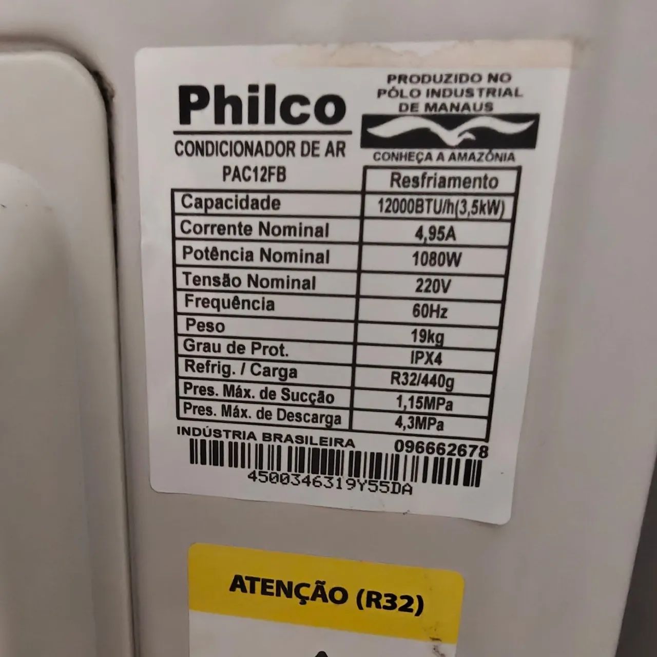 Ar-condicionado Philco 12000BTU - Foto 3