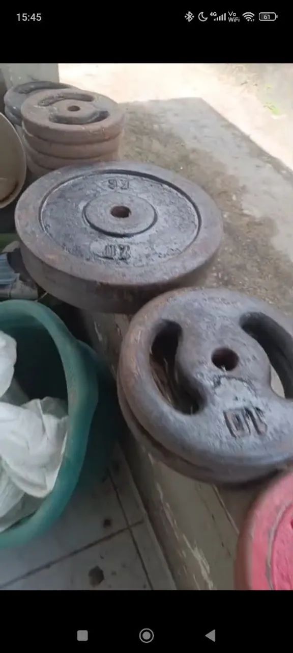200kg de anilhas - Foto 2