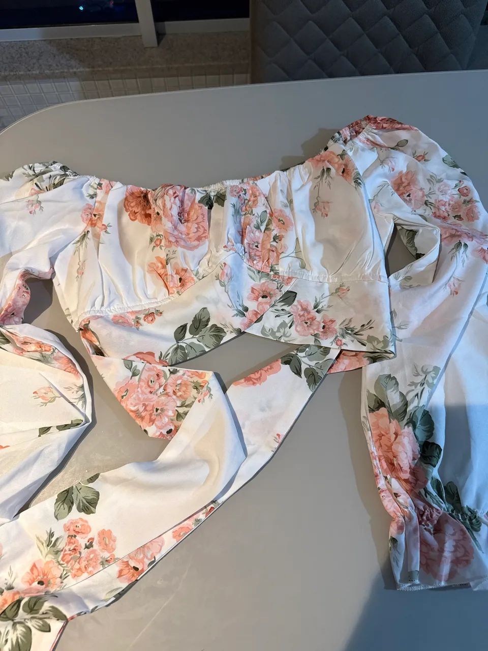 Cropped Floral - Tamanho P