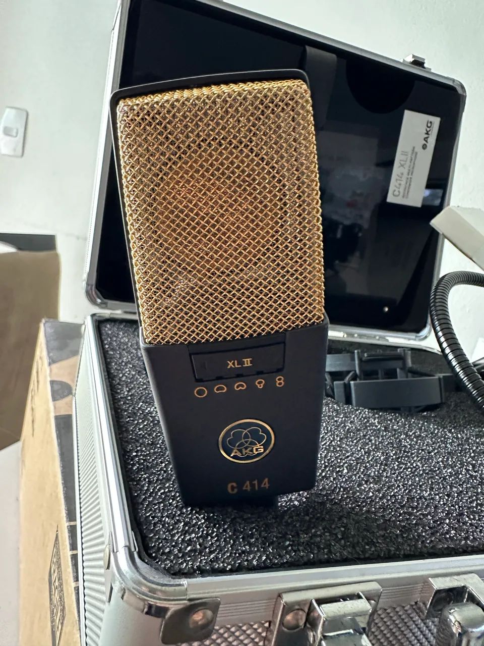Microfone AKG C414 Xlii condensador  - Foto 3