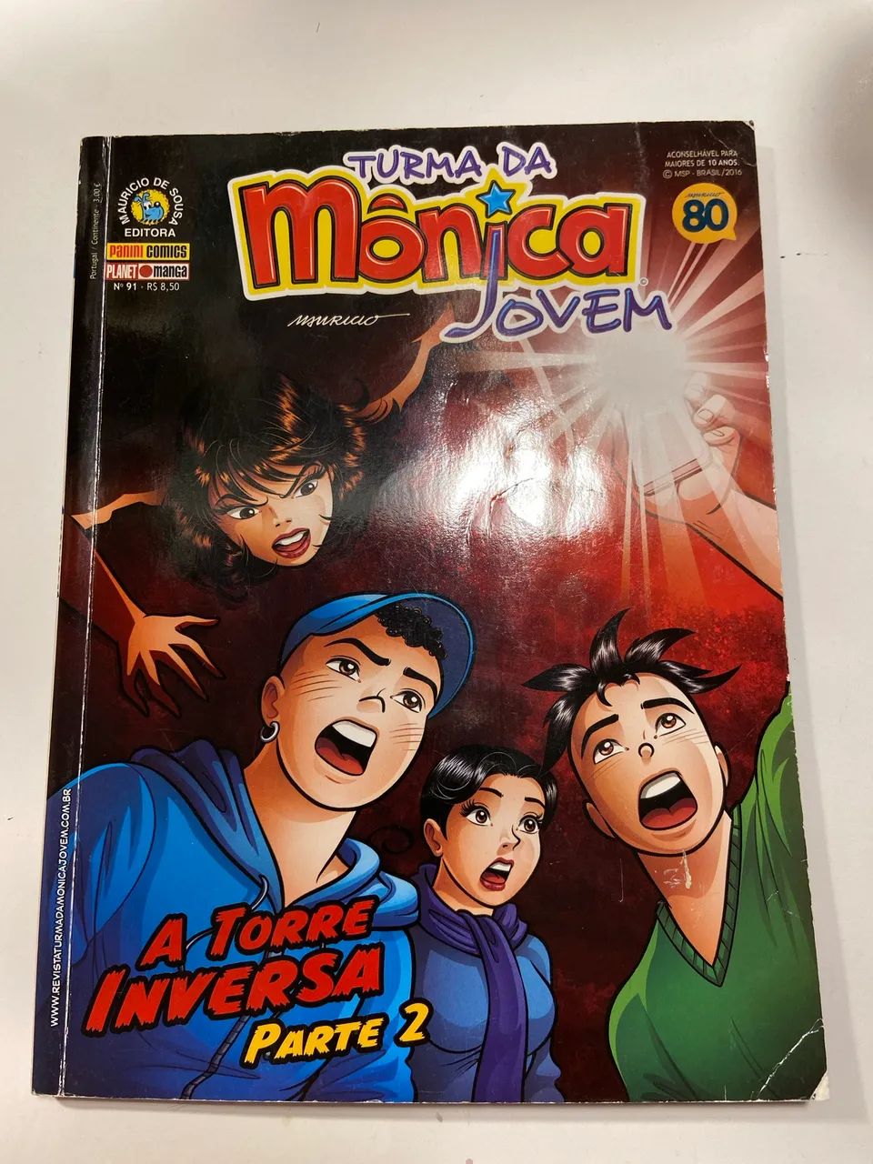 Turma da Mônica jovem/ tribologia torre inversa 