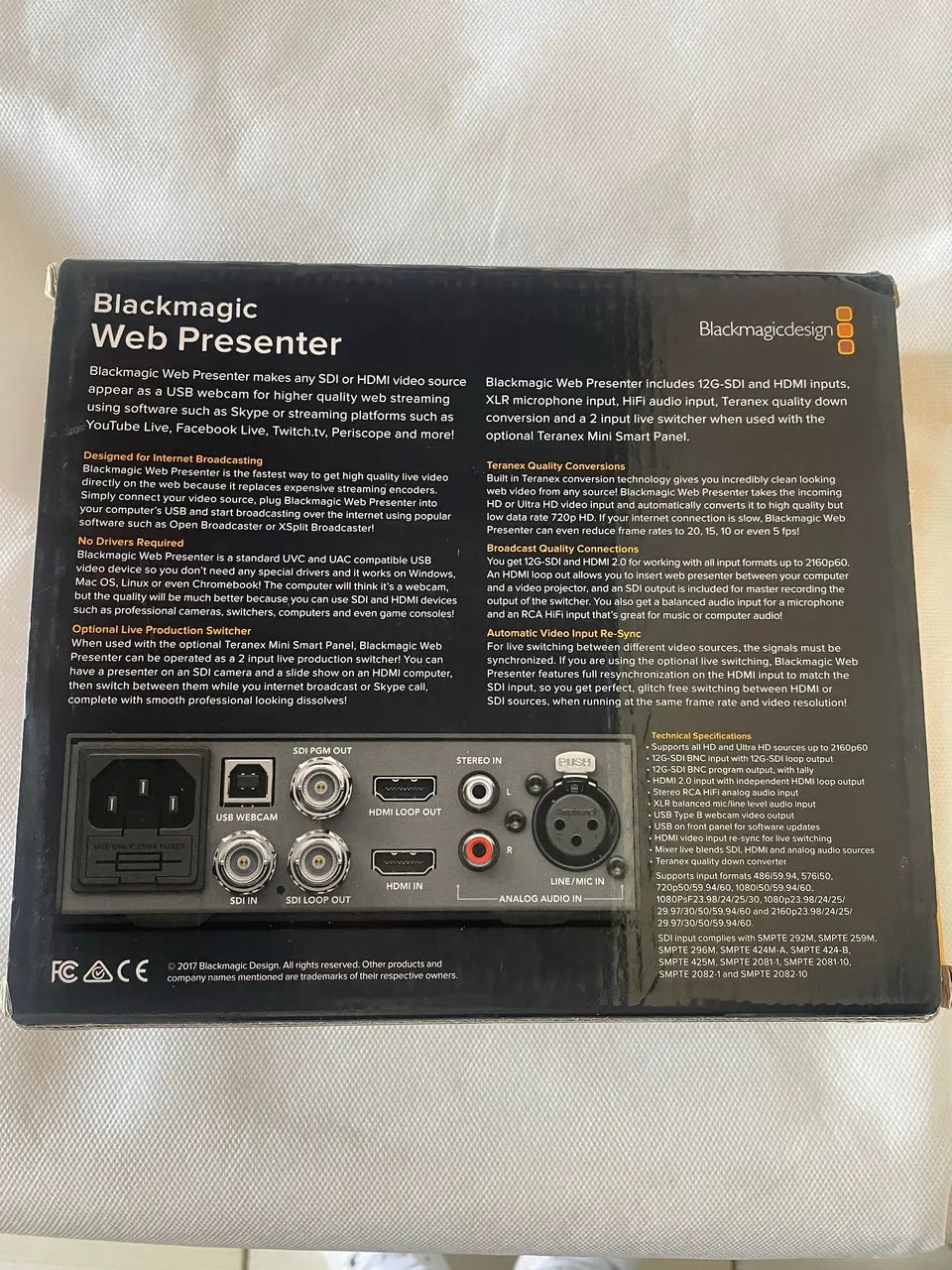 Placa web presenter Blackmagic  - Foto 5