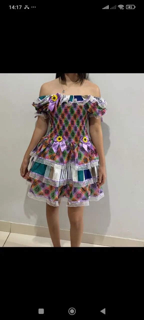 Vestido de quadrilha 