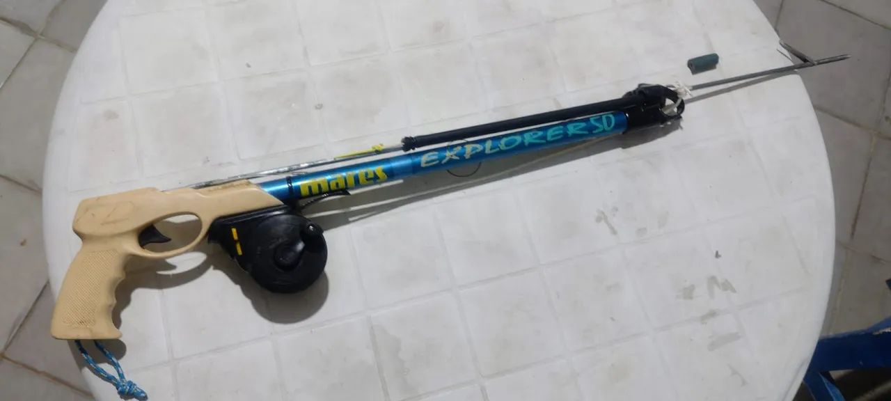 Arbalete Arpão Mares Explorer 50 com Elástico Novo