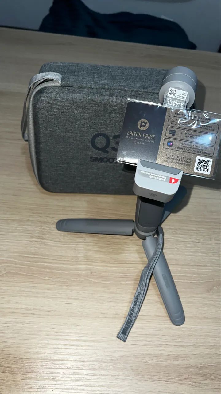 Gimbal Zhiyun Smooth Q3 Combo + Case Original - Estado de Novo - Foto 2
