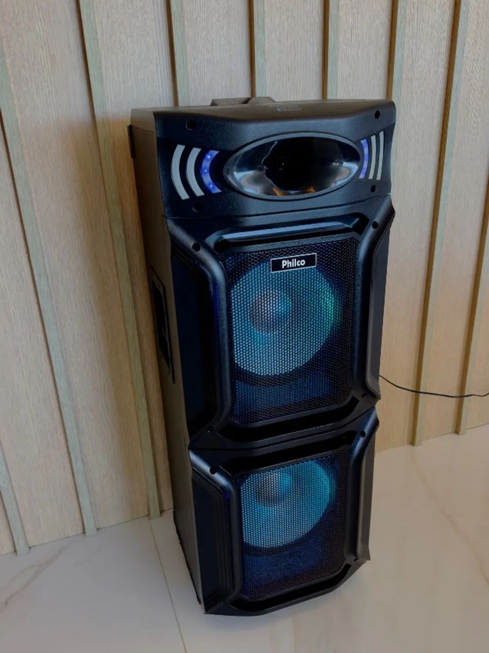 Caixa de Som Philco PCX15000 Bluetooth com LED Colorido - Foto 2