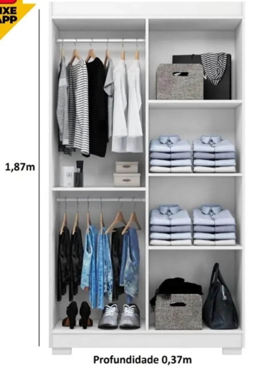 Guarda-Roupa Moderno 4 portas  - Foto 2