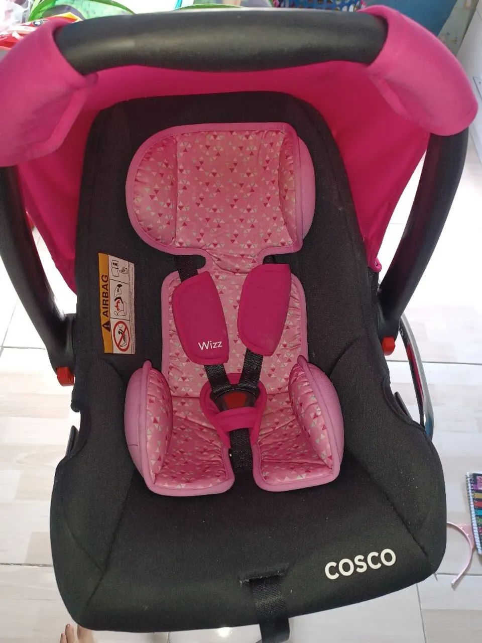 Bebê Conforto Cosco Rosa 