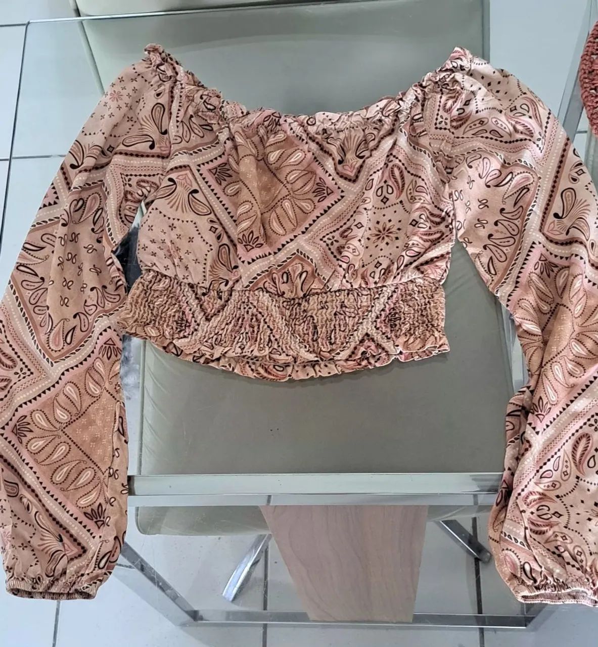 Conjunto saia babados e bata Adolescente. - Foto 3
