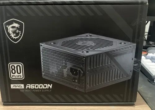 Fonte Msi Mag A500dn 500w 80 Plus Com Caixa
