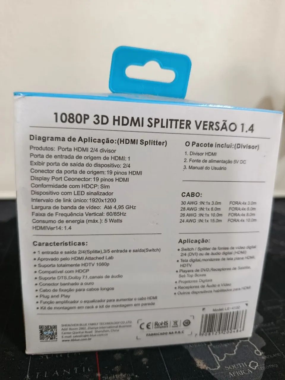 Splitter HDMI distribuição de 1x2 saídas simultâneas / OFERTA IMPERDÍVEL  - Foto 2