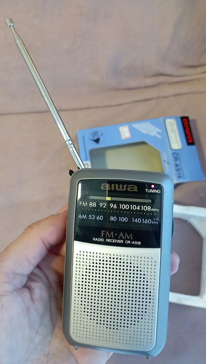 Rádio portátil aiwa CR-AS 16 ANTIGO  - Foto 4