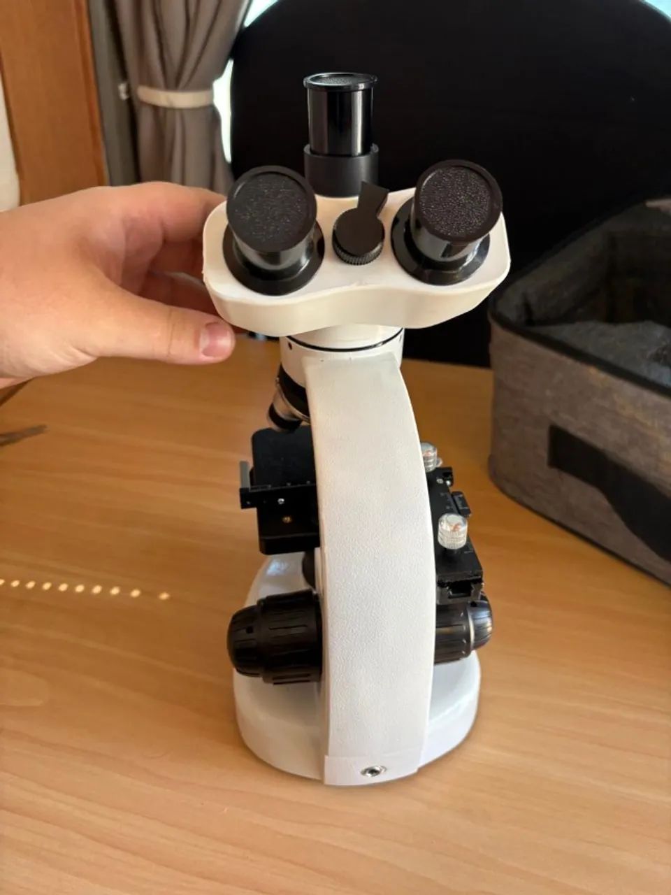 Microscópio Biológico Binocular Estudante Analise - Foto 3