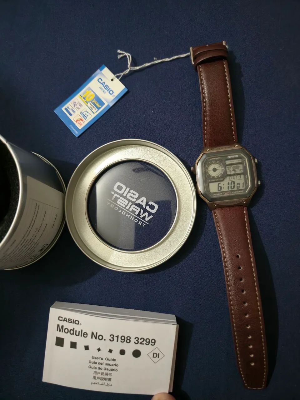 Relógio CASIO WORLD TIME- AE-1200WHL-5AV