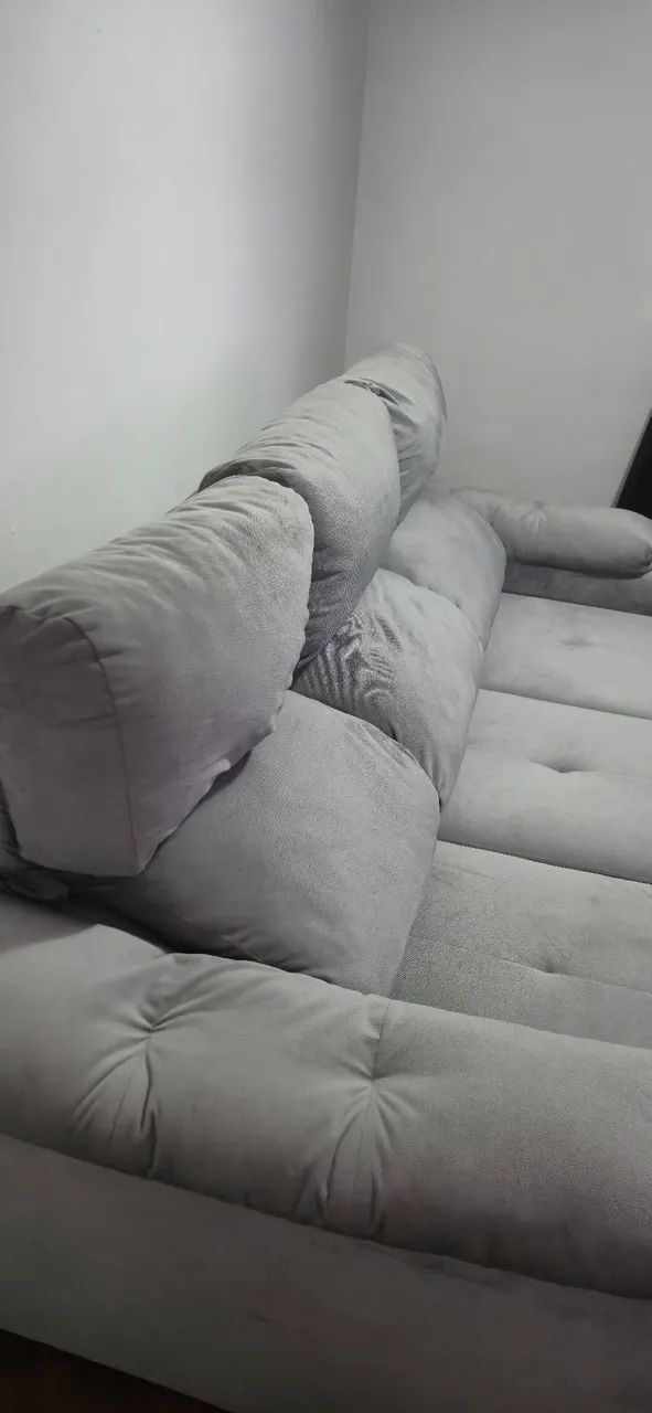 Sofa reclinável/inclinava 3 lugares - Foto 2