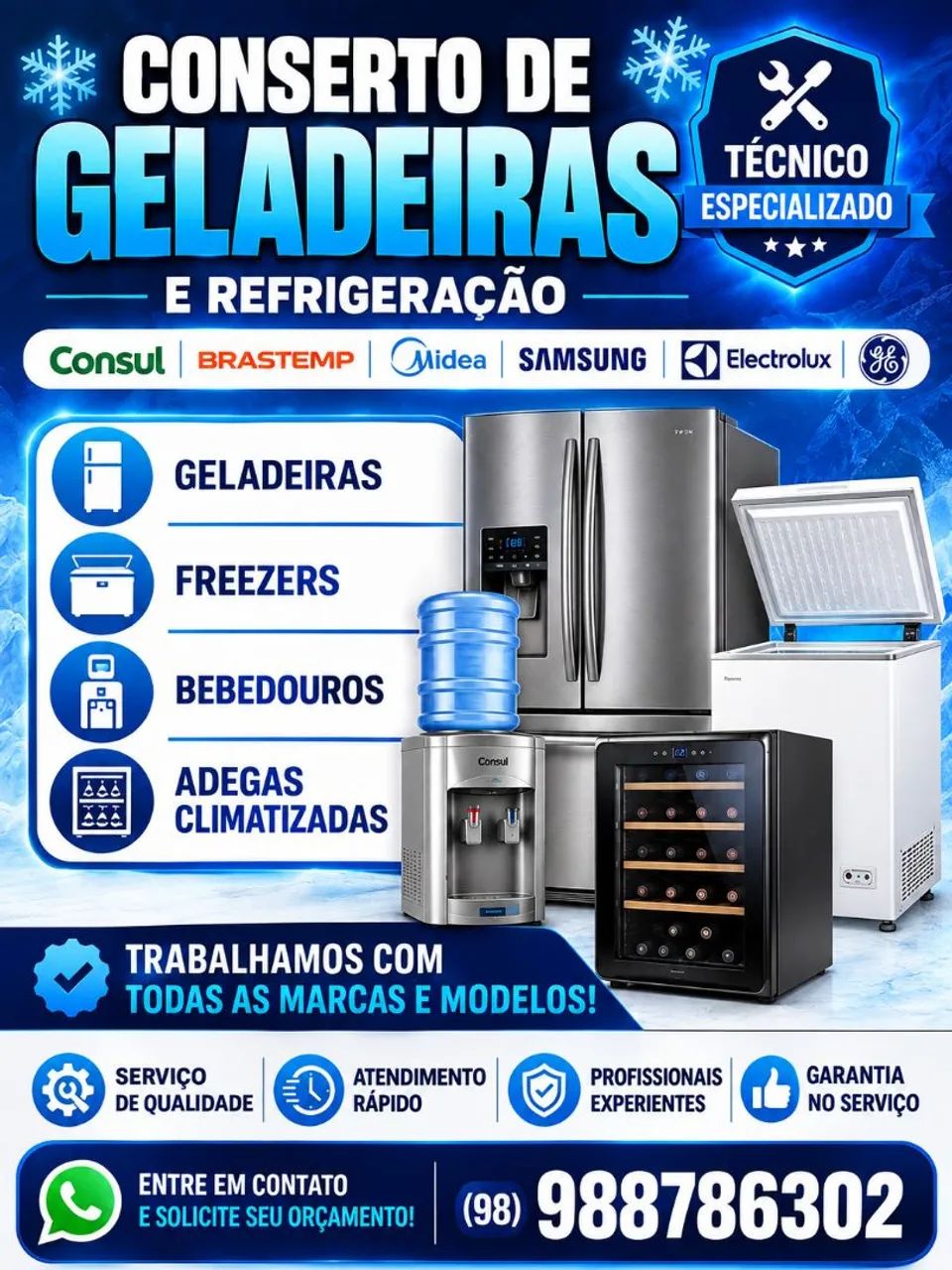 Conserto de geladeiras
