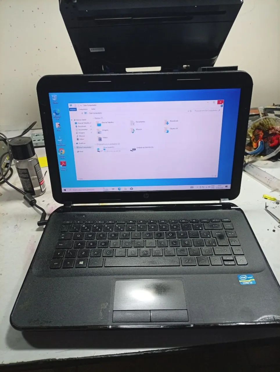 Notebook Hp 240 G2,i3, 4gb,500hd,tela 14 - Foto 3