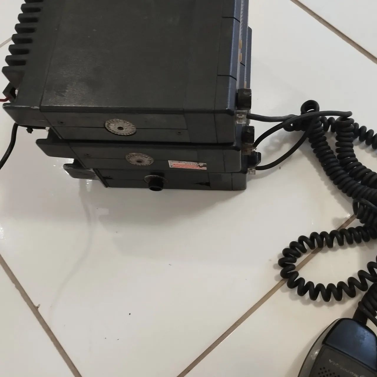 3 Rádios Comunicadores Motorola VHF M120 M130 usados NO ESTADO LEIA - Foto 3