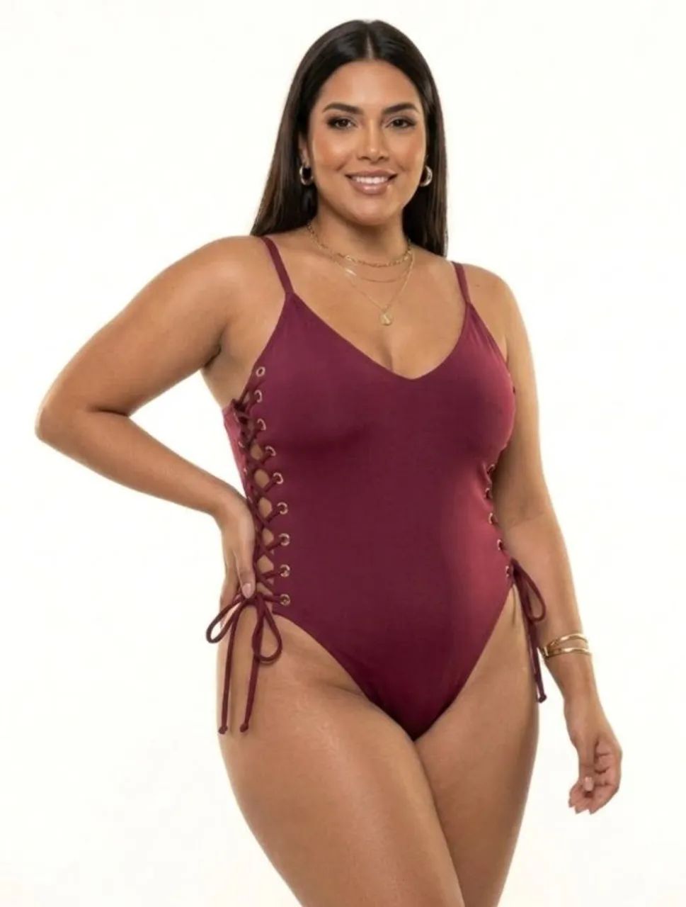Maiô ilhós plus sexy modelador  - Foto 2