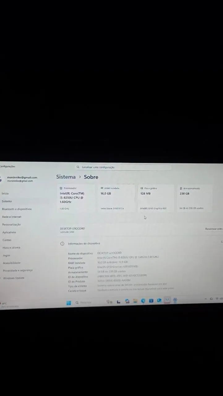 Notebook Intel i5