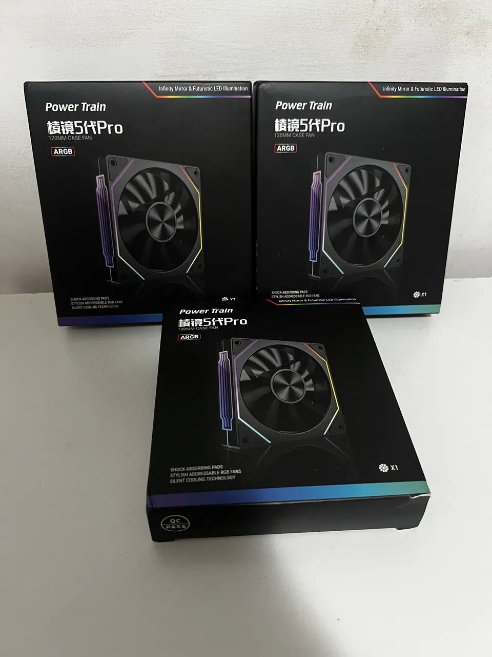     Kit 3 Ventoinhas Prism Pro 5 ARGB 120mm, ARGB - Foto 3