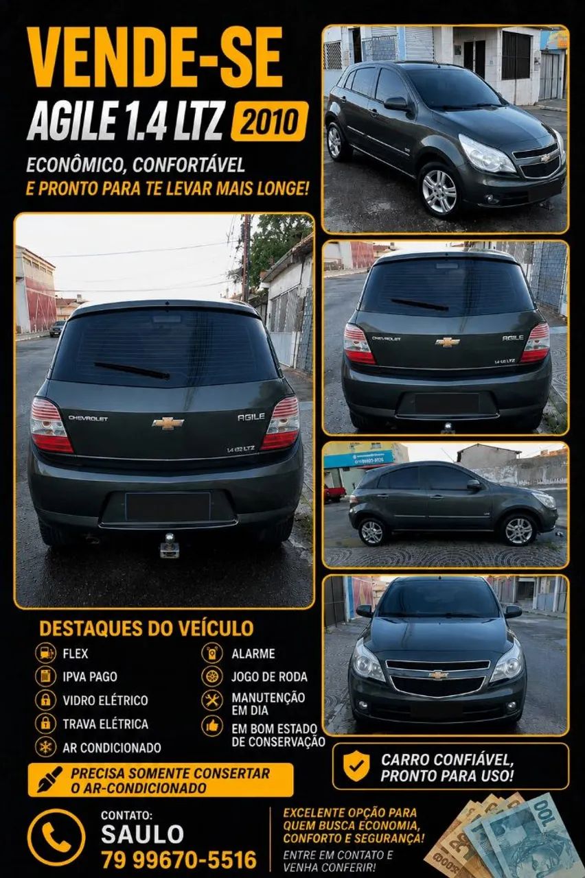 Chevrolet Agile LTZ 1.4 MPFI 8V FLEXPOWER 5P 2010