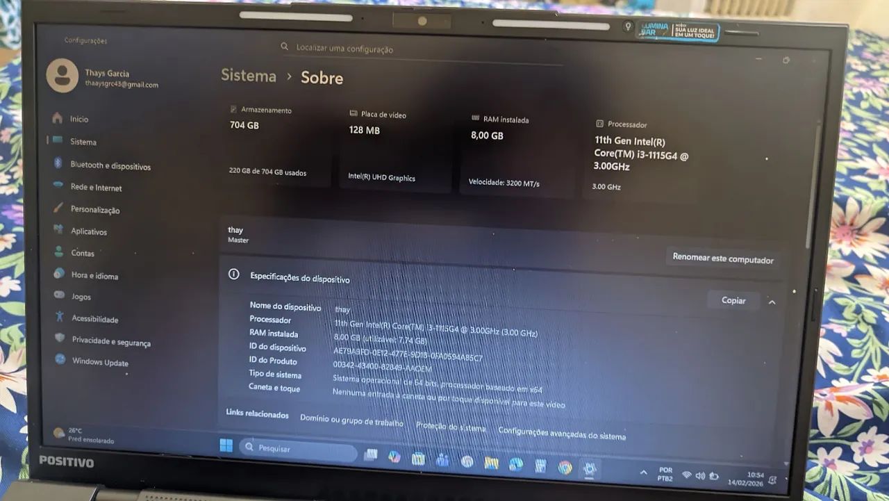 Notebook Vision a15 - Foto 5
