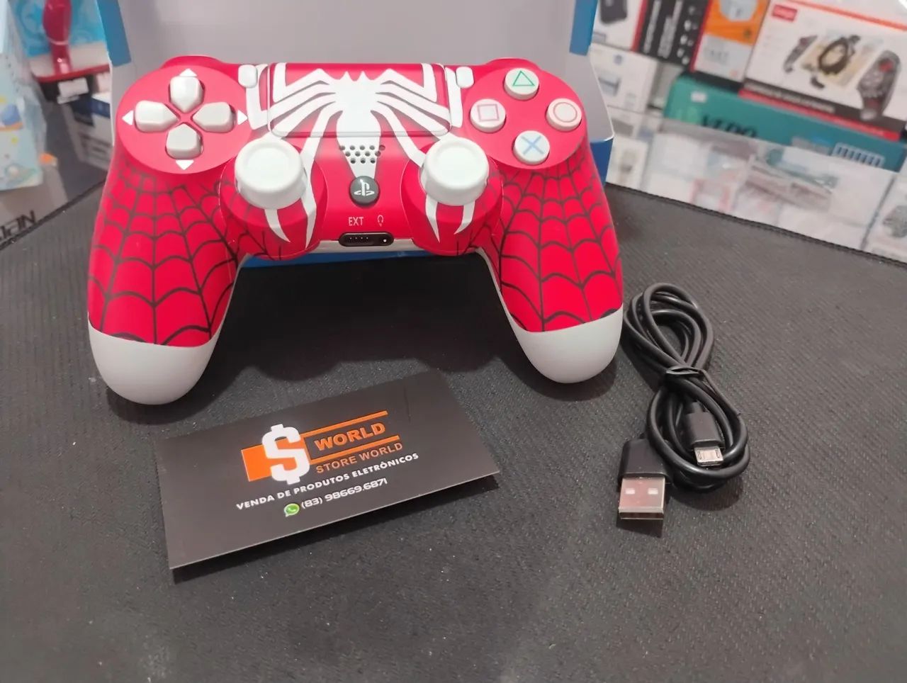Controle PS4 sem fio 